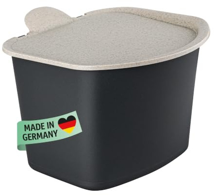 Koziol BIBO Biomülleimer 3 l mit Deckel Küchenabfalleimer Komposteimer