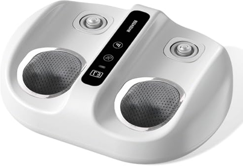 Masajeador de Pies Inalámbrico TECKZOON, Masaje Shiatsu Amasado con Calor y Vibración, 3 Niveles de Intensidad, para Pies y Pantorrillas, Ideal para Hogar, Oficina o Regalo