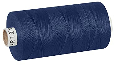 dalipo - Polyester Nähgarn Stärke 30, Polstergarn, 300m, dunkelblau