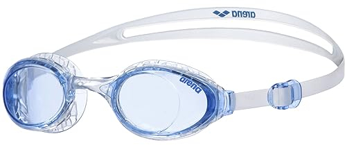 arena Air-Soft Unisex-Schwimmbrille für Erwachsene, Schwimmbrille mit Großen Gläsern, mit Antibeschlag-Behandlung und UV-Schutz, Selbstjustierender Nasensteg, Air Seals