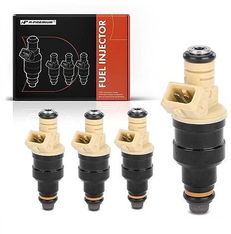 Frankberg 4x Einspritzventil Einspritzdüse Injektor Kompatibel mit Golf III 1H1 1.6L 1995 Golf III Cabriolet 1E7 1.6L 2.0L 1994-2002 Replace# 037906031J