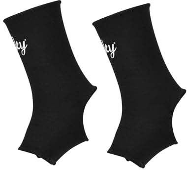 F Fityle Muay Thai Tobillera Envolturas Kickboxing Wraps Niños Adultos Apoyos para los pies Tobilleras para entrenamiento de agarre Patadas de kickboxing, negro m