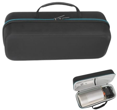 XINGFUDAO Hard Carrying Case Compatible with XGIMI MoGo 3 Pro 1080P Projector, Supports Storage of Chargers, Remotes and Accessories, Durable and Waterproof Bag for Portable Projector (Black)