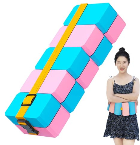 Fyrdyn Swim Belt,Aquatic Auxiliary Swimming Waist Belt | Water Aerobic Aqua Jogging Pool Training Tool for Beginners Teens Kids Adults Women Men