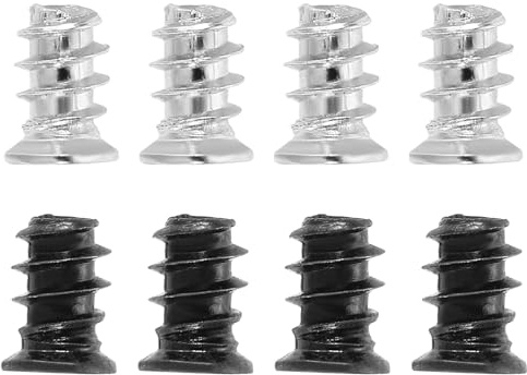 PATIKIL 100Pcs Kit De Vis Pour Ventilateur De Boîtier PC, M5 x 8mm Tête Plate Phillips Courtes Pour Radiateur Carte Mère Disque Dur Boîtier PC (50 Pcs De Chaque)