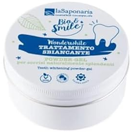 La Saponaria | Trattamento Sbiancante WonderWhite, Gel Naturale con Azione Anti-Macchie e Sbiancante Delicata, Formato 50 ml