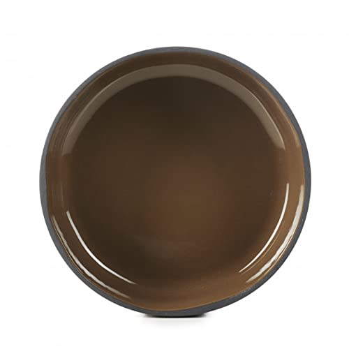 Revol Teller, rund, 17 cm, Farbe Tonka