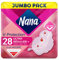 Nana Ultra Regular Plus Damenbinden mit Flügeln – moderater Fluss – 28 Binden im Einzelbeutel
