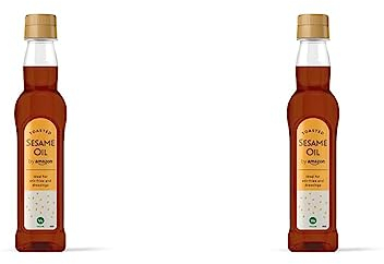 by Amazon Toasted Sesame Oil, 250ml (Pack of 2)