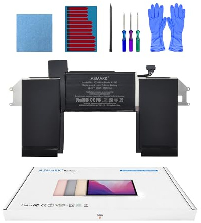 ASMARK MacBook Air A2337 Akku für 13-Zoll A2337(M1,2020) Batterie A2389 Laptop Battery