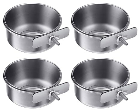 Plato para Alimentar Aves | Plato Antiderrame con Liberación Rápida para Mascotas - Tazas Comederos para Pajaros | para Cacatúas, Pinzones, Guacamayos, Periquitos, Agapornis y Cotorras