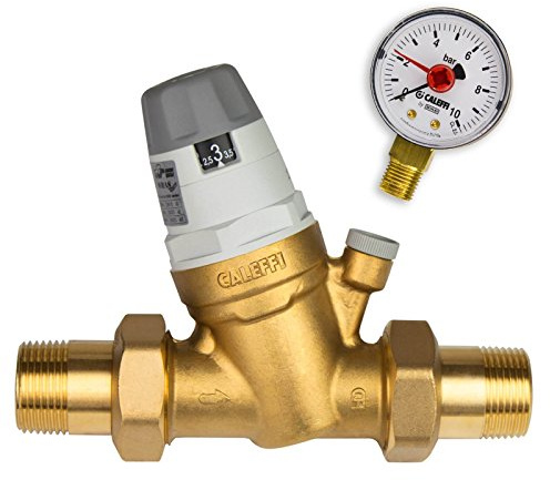 Stabilo-Sanitaer Wasserdruckminderer 1 1/4 Zoll DN32 Druckminderer für Wasser, Druckminderungsventil, Druckregler Hausanschluss