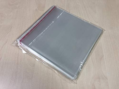 100 st slim CD-fodral med knäppning återanvändbar självhäftande och matt blank yta cellofanlösningar antistatiskt skydd tunn flik självhäftande CD-skivor 5,2 mm