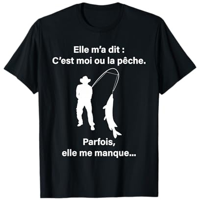 Humour Peche Cadeau homme femme enfant Pecheur Tee T-Shirt