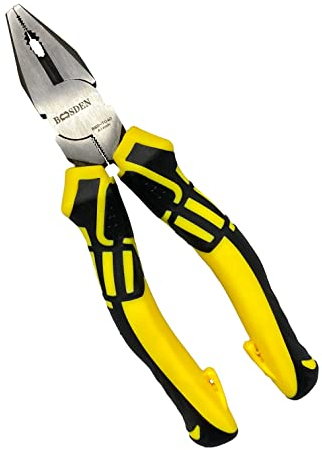 BOOSDEN Linesman Zange, 15,2 cm hohe Hebelwirkung, Kombizange, elektrische Zange, Seitenschneider, Linemanszange