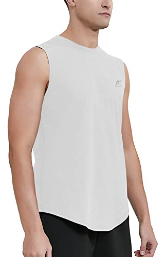 MeetHoo Tank Top Camisa sin Mangas para Hombres Camisas musculares de Secado rápido Camisa Funcional sin Mangas Transpirable Camisa axilar de Fitness Camisa de Entrenamiento