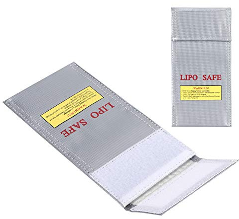 YYQTGG Lithium‑Ion Battery Bag, Hardness Battery Box Explosion Proof Portable Design Fireproof Cotton for Battery
