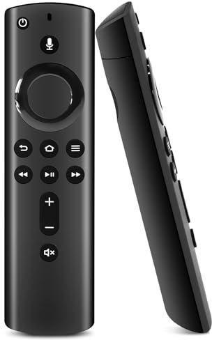 Suoxiom Ersatz Sprachfernbedienung (2rd Gen) mit Fernbedienung ersatz für Smart Fi-re Tvs S-tick (4k, 2nd Gen, 3rd Gen, Lite) s-tick, für AMZ Smart Tvs Cube (2nd Gen, 3rd Gen)