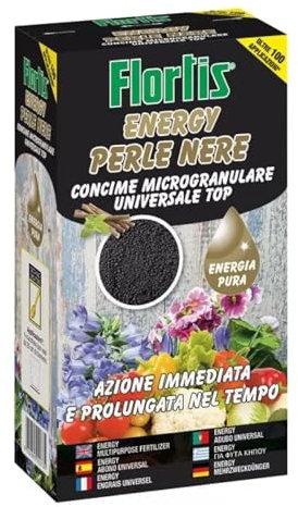 Kalapanta – Universaldünger Perle Nere – Wissenschaftliche Formel für außergewöhnliches Wachstum, schnelle Wirkung & langanhaltende Blüte – 52% organisch, Mikrogranulat für alle Pflanzen (1, 600 g)