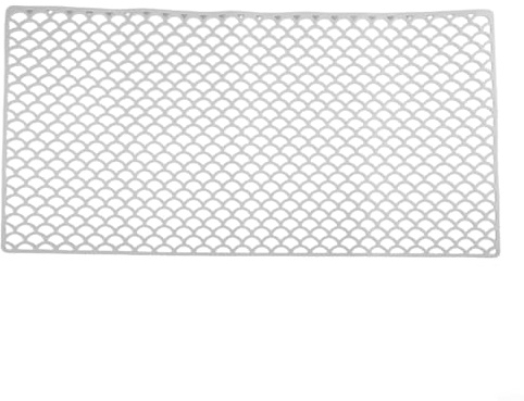 RichVibe Tappetino in silicone per aperture di scarico personalizzate, 70 x 40 cm, protezione per i piatti, cuscino per lavello da cucina (bianco)