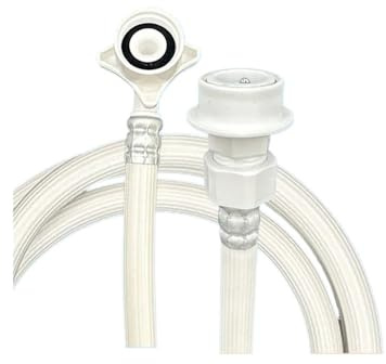 Manguera de entrada de agua for lavadora automática, alargada, universal, adaptador de grifo de PVC de alta presión.(2.0M)