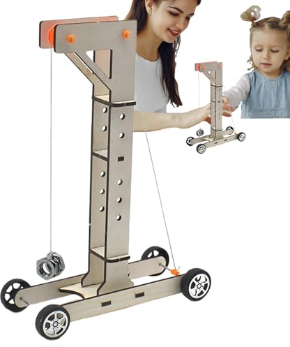 Generisch Kit de construction scientifique - Jouet d'expérimentation de voiture - Kit d'expérimentation scientifique - Pour les élèves, les parents, les enseignants, les projets scolaires, les salles