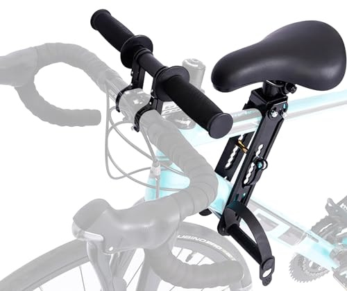 PORFOYO Asiento Infantil para Bicicleta De Montaña,Asiento De Bicicleta para Niños,Asientos Delanteros Desmontables para Niños,Silla Delantero De Bicicleta para Niños