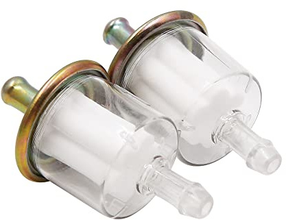 sourcing map Motorcycle Gasoline Petrol Inline Gas Fuel Filter for 8mm Hose
