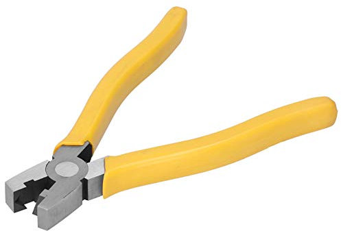 Flanging Pliers, Seaming Pliers, 7.9inch Stainless Steel Flanging Pliers, Triangular Right Angle Seaming Pliers with Antislip, Locking Jaw Pliers