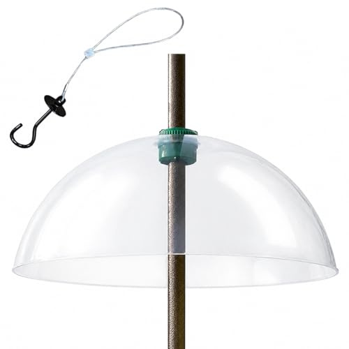 DIVCHI Dôme Universel pour écureuil - Station d'alimentation pour Oiseaux - Dôme pour empêcher Les écureuils de Voler la Nourriture pour Oiseaux (Style 1)
