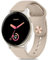 Oumida Garmin Armband für Garmin Forerunner 165/165 Music/Forerunner 55, Vivoactive 5 / Vivoactive 3 für Damen Herren, 20mm Silikon Armbänder Sport Ersatz Uhrenarmband, Milchtee Farbe