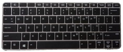 Teclado de repuesto para HP EliteBook 820 G3 G4 y 725 G3 G4