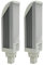 LED ATOMANT Pack 2x Bombilla LED PL G24 7W, 2 pin. Blanco Calido (3000K). 700 lumenes reales. Sustitucion plc 26w de gas.