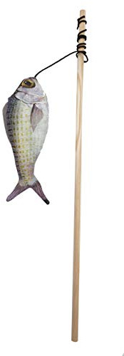 Aimé 15cm fisk fiskespö katt leksak