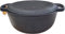 MAYSTERNYA Gusseisen Dutch Oven - Outdoor cooking - BBQ Bratpfanne Gusseisen - Schwarz (5 Liter)