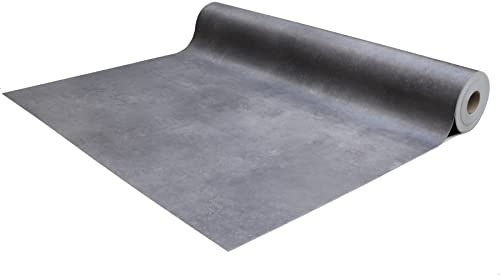 Primaflor PVC Bodenbelag Meterware TURVO - Stein Kanada, 4,00m x 14,50m, Vinyl-Boden in Betonoptik für Küche, Wohn- und Badezimmer, Hochwertige Auslegware, Anti-Rutsch Oberfläche