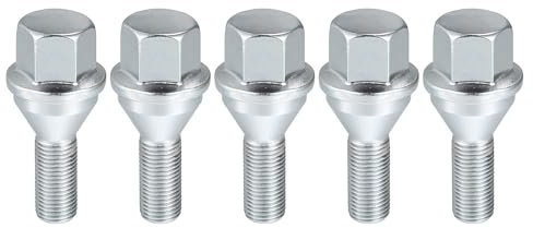X AUTOHAUX Wheel Lug Bolts Nuts Fit for Jeep Cherokee No.6509933AA - 5 Pcs