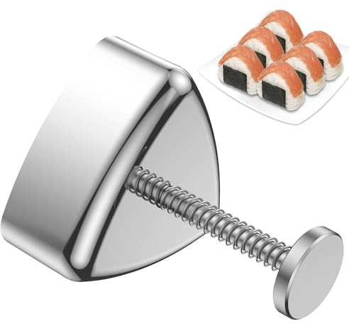 Takonashi® Onigiri Form aus Edelstahl - Perfekte Onigiri Sushis Kreieren - Antihaft-Edelstahlform - Klebt Nicht - Einfach zu Verwenden Japanisches Küchenzubehör - OriginalCorner®
