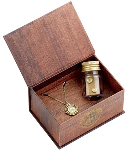 Harry Potter Hermione Potions Gift Box with a Time Turner Necklace & Stud Earrings