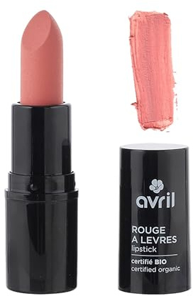 Avril Rouge à Lèvres Bio – Couleur Intense et Confort – Longue Tenue – Maquillage Lèvres Certifié Bio (Rose Poupée)