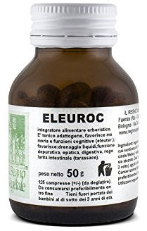 ELEUROC Integratore Eleuterococco 125 Compresse Prodotto Italiano Made In Italy