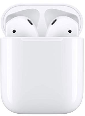 Apple AirPods (2nd Generation) MV7N2ZM/A - White (Renewed)