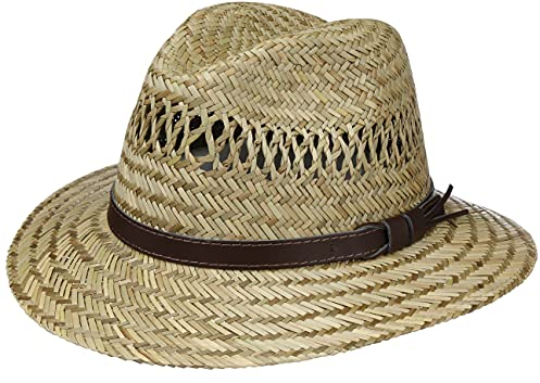 Lipodo Traveller Straw Hat Leather Band Made in Italy Unisex Spring Summer