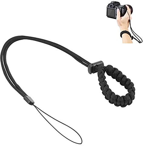 Hensych Correa de nailon trenzado universal ajustable, correa de mano, correa antipérdida para cámaras deportivas GO-PRO/Insta360/OSMO/DSLR, smartphone, etc.