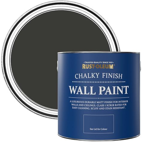 Rust-Oleum Black Wall and Ceiling Paint in Matt Finish - Dark Magic 2.5L (SHDRCT815)