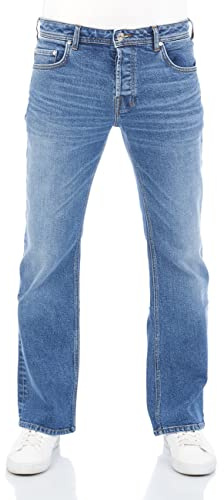 LTB Jeans Herren Stretch Timor Bootcut Jeanshose Hose Denim, Farbvariante:Stormi Wash (53941), Größe:32W / 32L