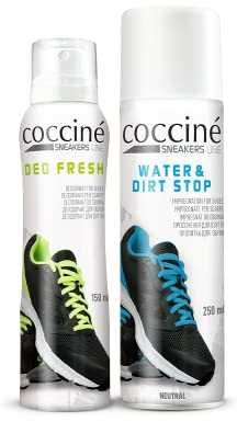 Coccine - Kit Igiene per Scarpe Sportive I Deodorante e Protettore 2in1 per Scarpe Sportive e Sneakers I Rinfrescante e Protezione Efficace I Rinfresca e Impregna I Protegge Dall’umidità