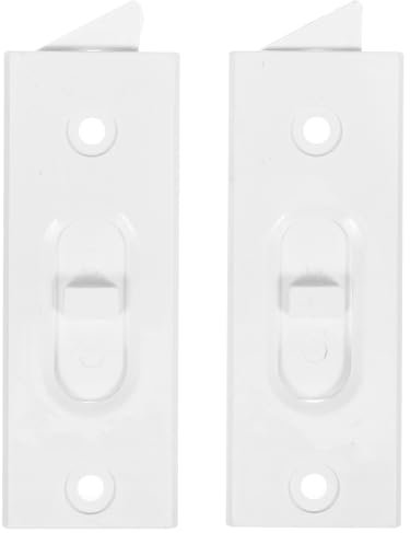 jojofuny 1pair Plastic Window Tilt Latch Locks Snap-in Replacement Latch Pairs for Sliding Window Accessories and Supplies for Home Repairs