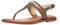 Michael Kors Mandy - Sandalias planas para mujer, Marrón/Equipaje, 36.5 EU