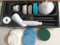 Electric Spin Scrubber, Cordless Cleaning Brush with 11 Replaceable Brush Heads, IPX7 Waterproof Cordless Electric Cleaning Brush Tub and Floor Tile 360 Power Scrubber with Adjustable Detachable Hand